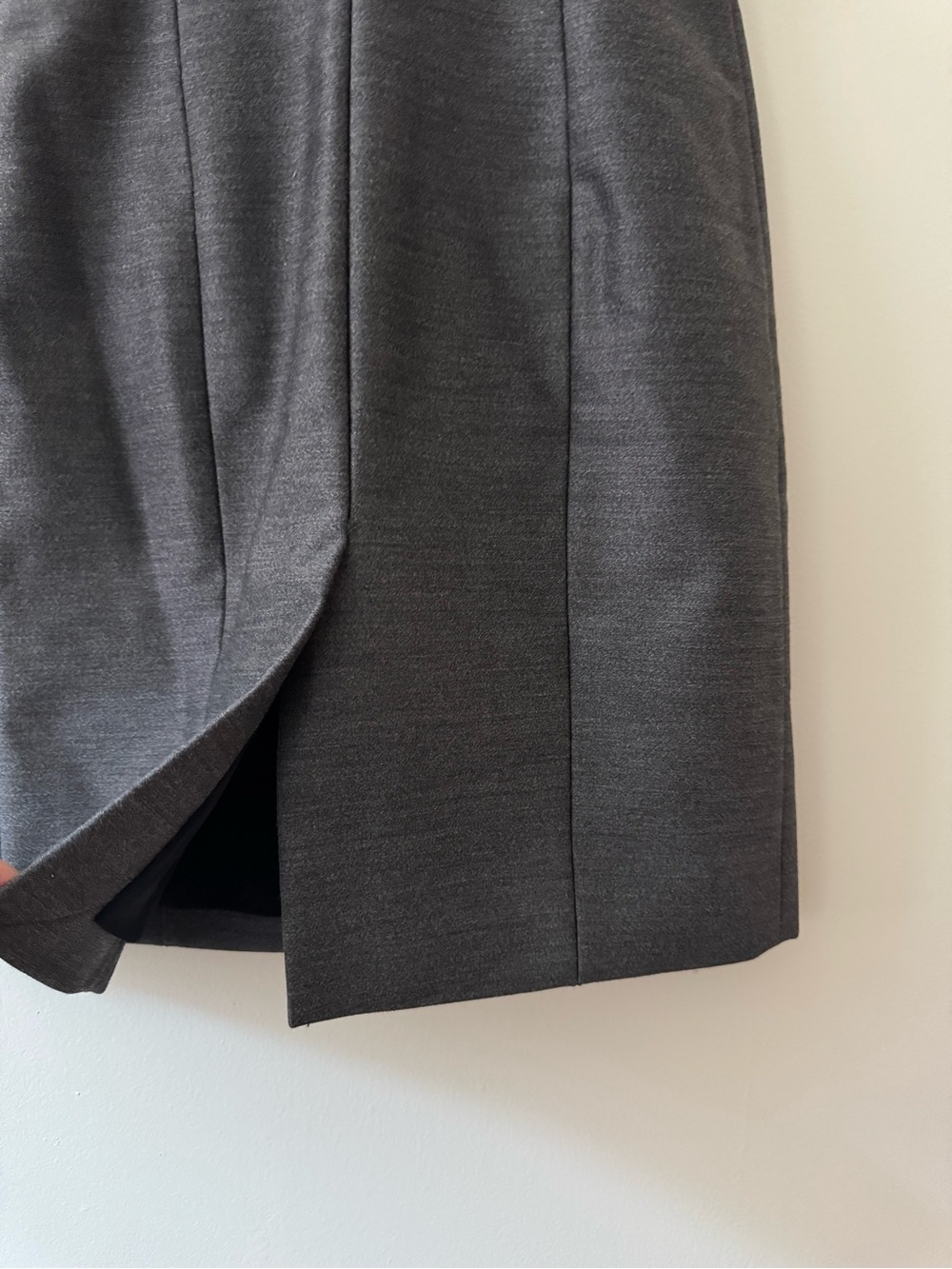 ALEXANDER WANG Leather and Wool Pinafore Dress 2 - Picture 6 of 12